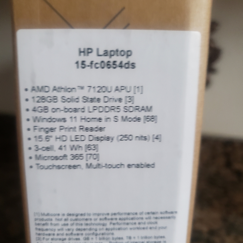▪︎New, In Box. Warranty▪︎HP 15in Intel 4GB RAM, 128GB, SSD Laptop … - Picture 6 of 10